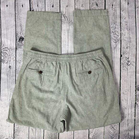 J. CREW Mercantile Linen Blend Pants - Picture 2 of 4